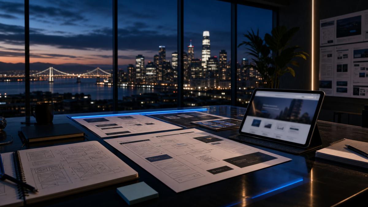 San Francisco web design conversion map